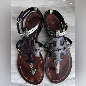Tory Burch snake print sandal 7